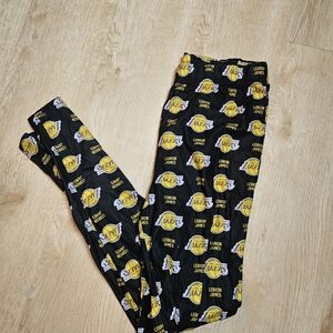 NBA Black and Yellow Lakers Pajama Pants